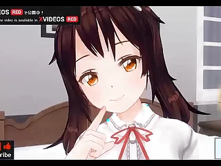 Uncensored Japanese Hentai anime handjob and blowjob ASMR Earphones recommended.